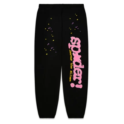 Black PINK V2 Sweatpants Spider