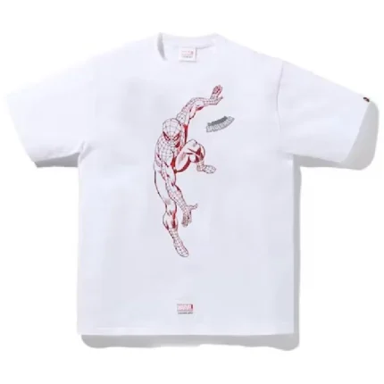 BAPE Marvel Comics Spider Tee White