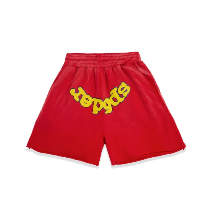 Sp5der Shorts Red