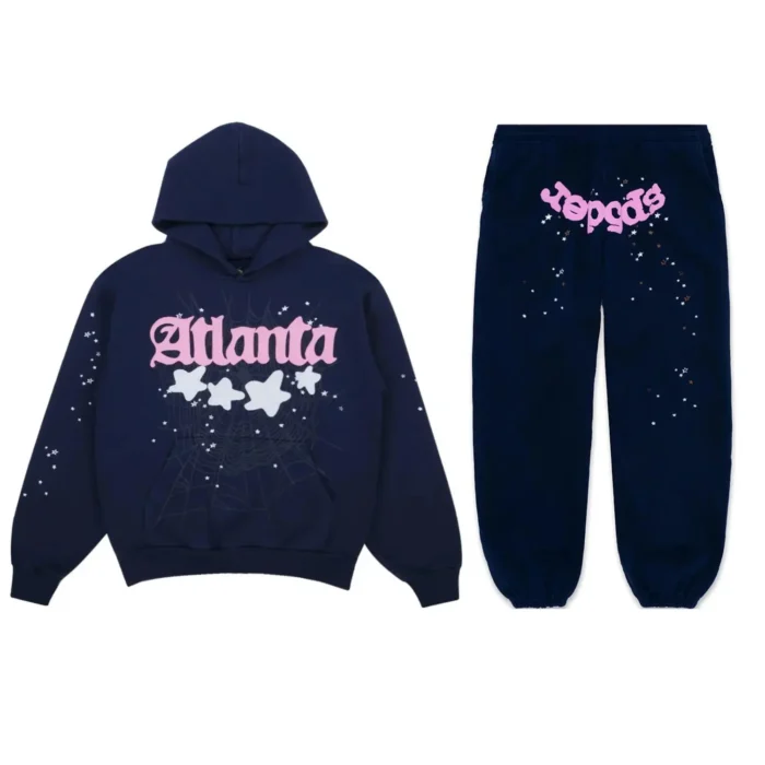 Sp5der Atlanta Tracksuit Color Navy