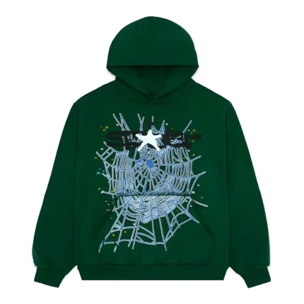 Sp5der Hoodie Hunter Green