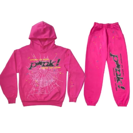 Pink Sp5der Tracksuit Worldwide