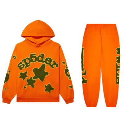 Sp5der Beluga Tracksuit Color Orange